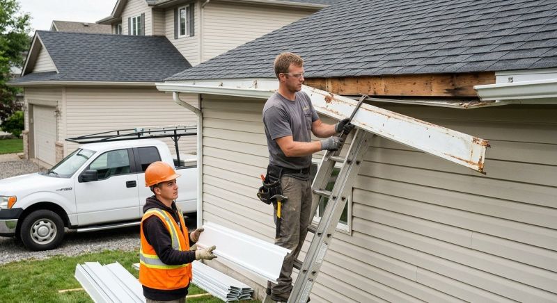 Aluminum Trim Installation in Olathe, KS