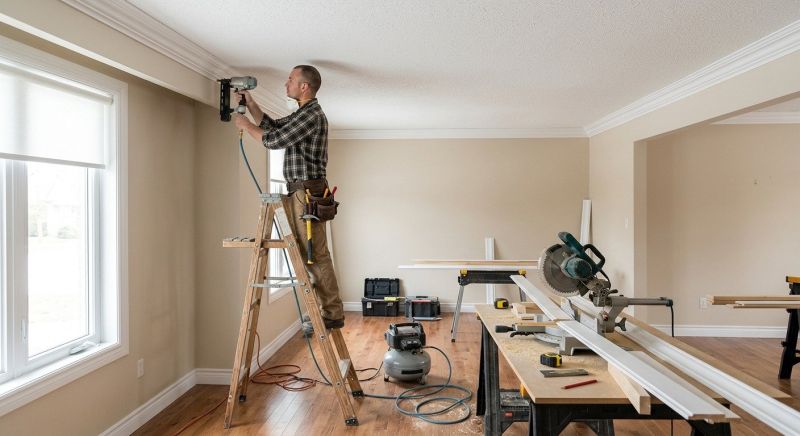 Crown Molding Installation in Kansas City, KS