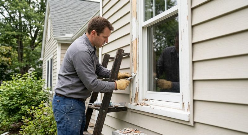 Exterior Window Molding Repair in Wilmington, NC