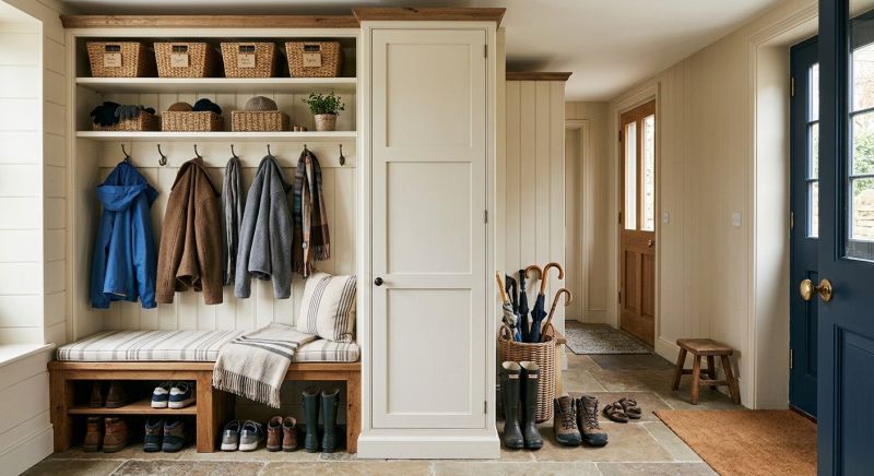 Mudroom Closet Installation in Charlotte, NC