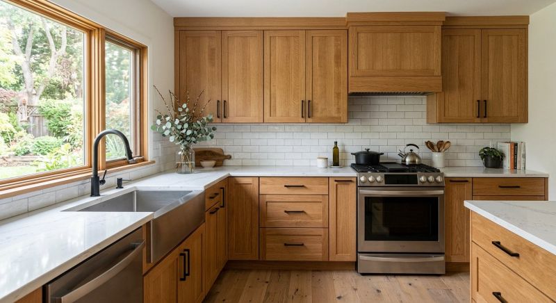 Oak Cabinet Remodeling in Cincinnati, OH