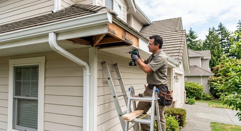 Soffit Damage Repair in Overland Park, KS