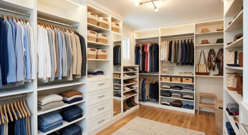 Walk In Closet Remodeling in Charlotte, NC