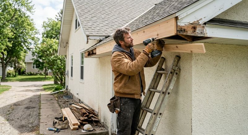 Wooden Eaves Repair in Overland Park, KS