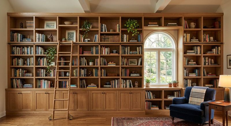 Built In Bookshelves Installation in Charlotte, NC