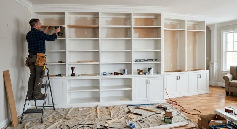 Builtin Cabinets Installation in Charlotte, NC