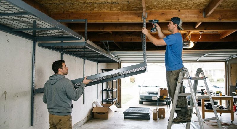 Ceiling Rack Installation in Charlotte, NC