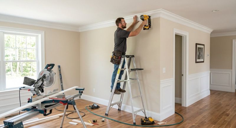 Crown Molding Installation in Kansas City, KS