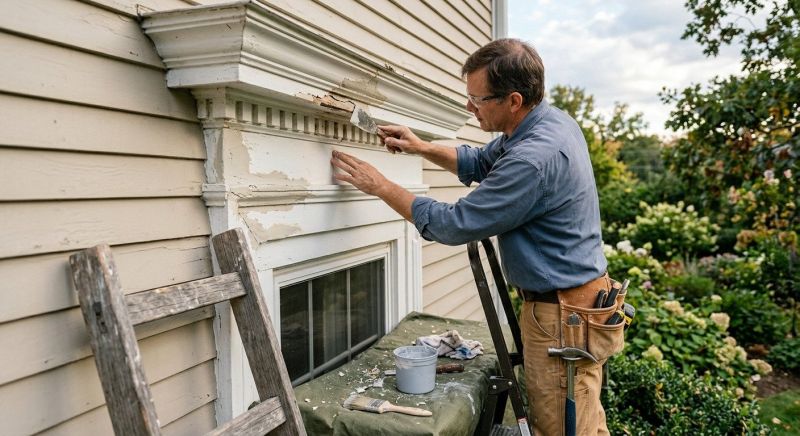 Exterior Door Trim Repair in Overland Park, KS