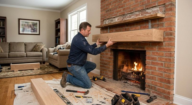 Fireplace Mantel Replacement in Kansas City, KS