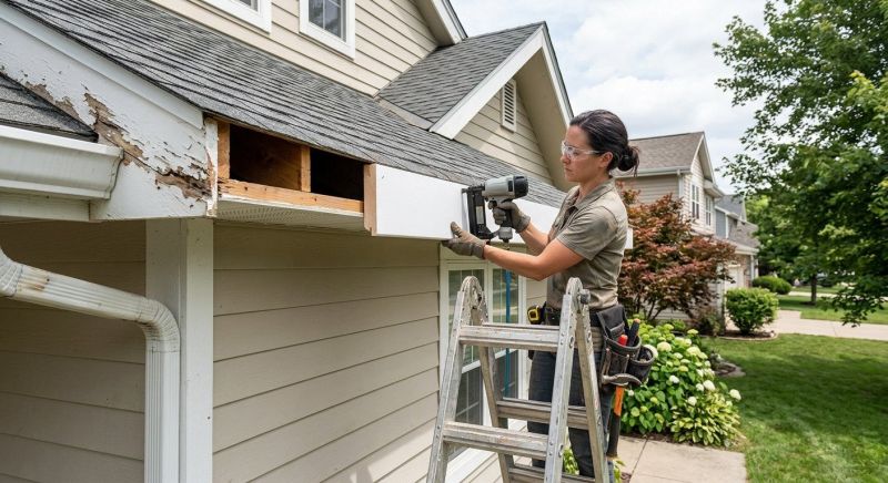 Garage Fascia Repair in Olathe, KS