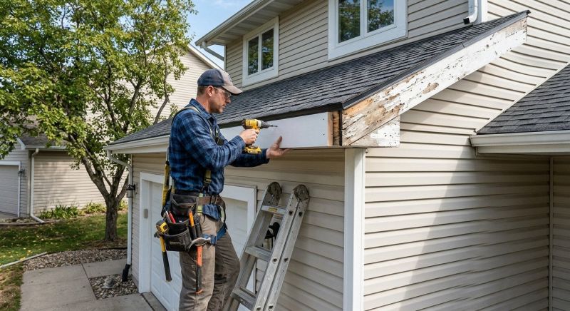 Garage Fascia Repair in Alpharetta, GA