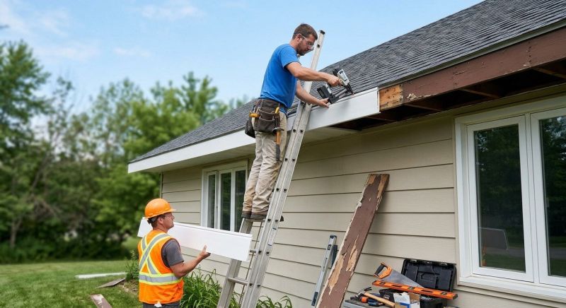 Garage Fascia Replacement in Olathe, KS