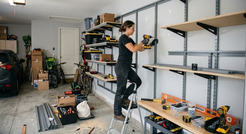 Garage Shelves Installation in Fairfax, VA