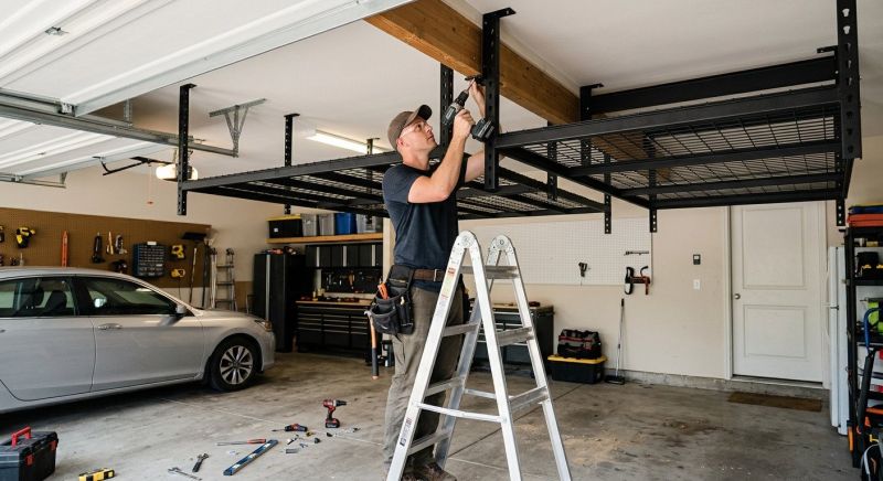Garage Tool Rack Installation in Charlotte, NC