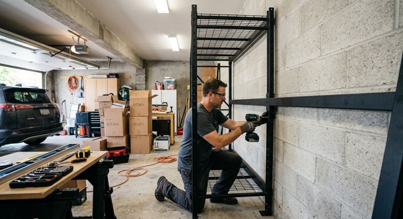Garage Tool Rack Installation in Raleigh, NC