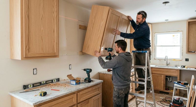 Glazed Cabinets Installation in Cincinnati, OH