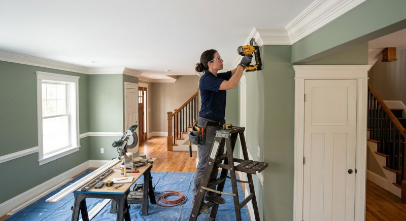 House Molding Installation in Kansas City, KS