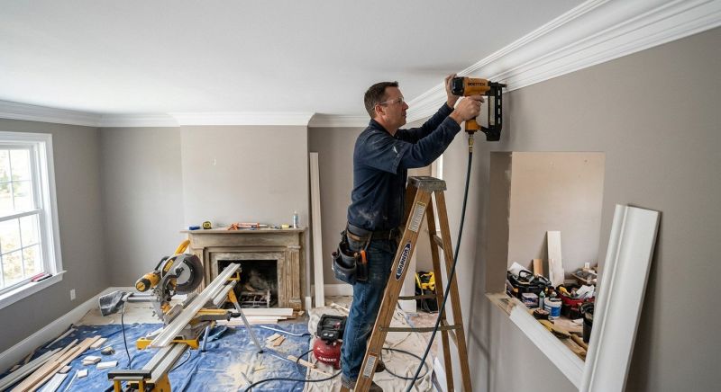 House Molding Installation in Wilmington, NC