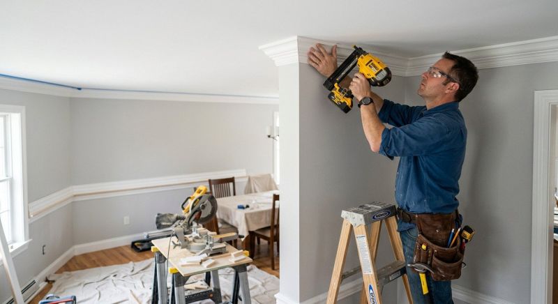 House Molding Installation in Wilmington, NC
