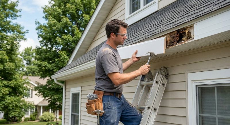 Metal Fascia Repair in Conroe, TX
