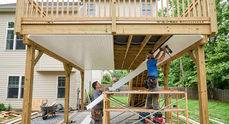 Porch Ceiling Replacement in Overland Park, KS
