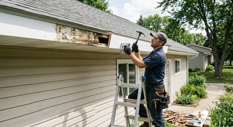 Rotted Fascia Repair in Overland Park, KS
