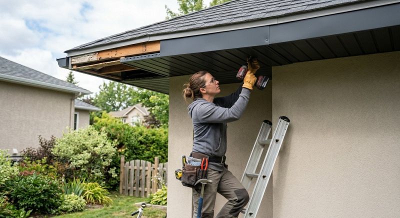 Soffit Damage Repair in Conroe, TX