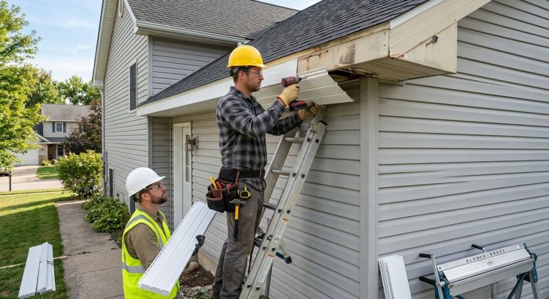 Soffit Replacement in Conroe, TX