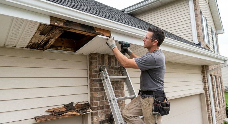 Under Deck Ceiling Repair in Kansas City, KS