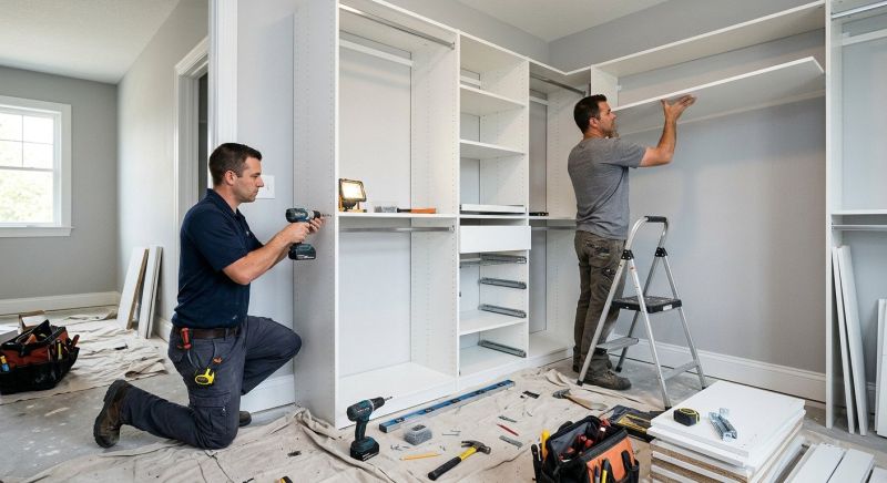 Walk In Closet Remodeling in Raleigh, NC
